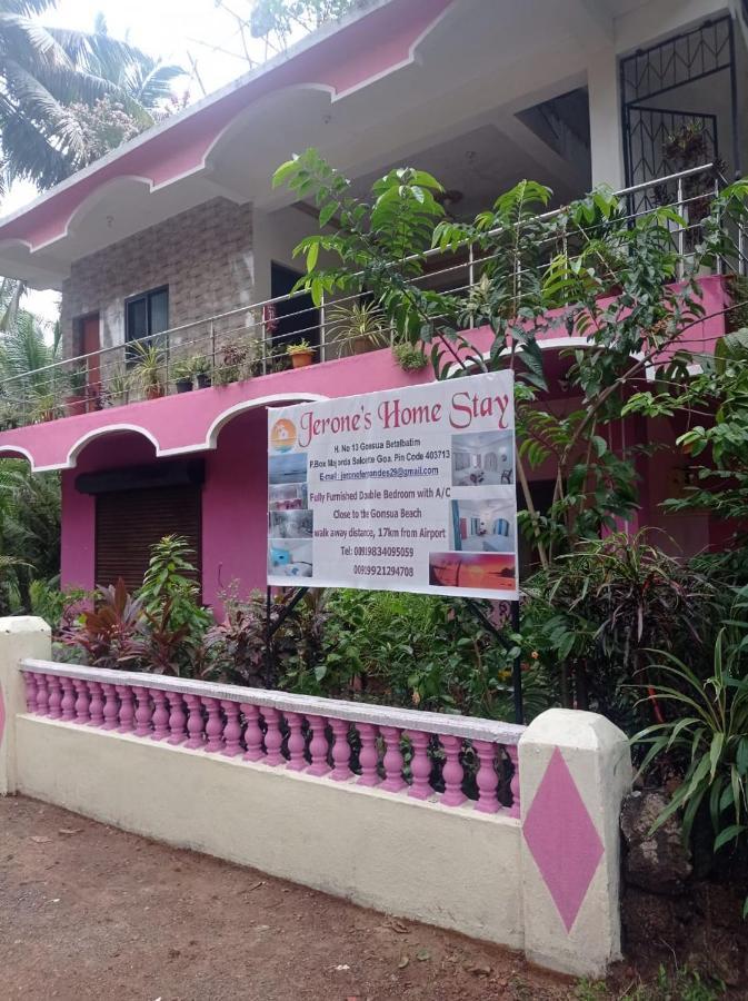 Jerone'S Home Stay Majorda Exterior foto